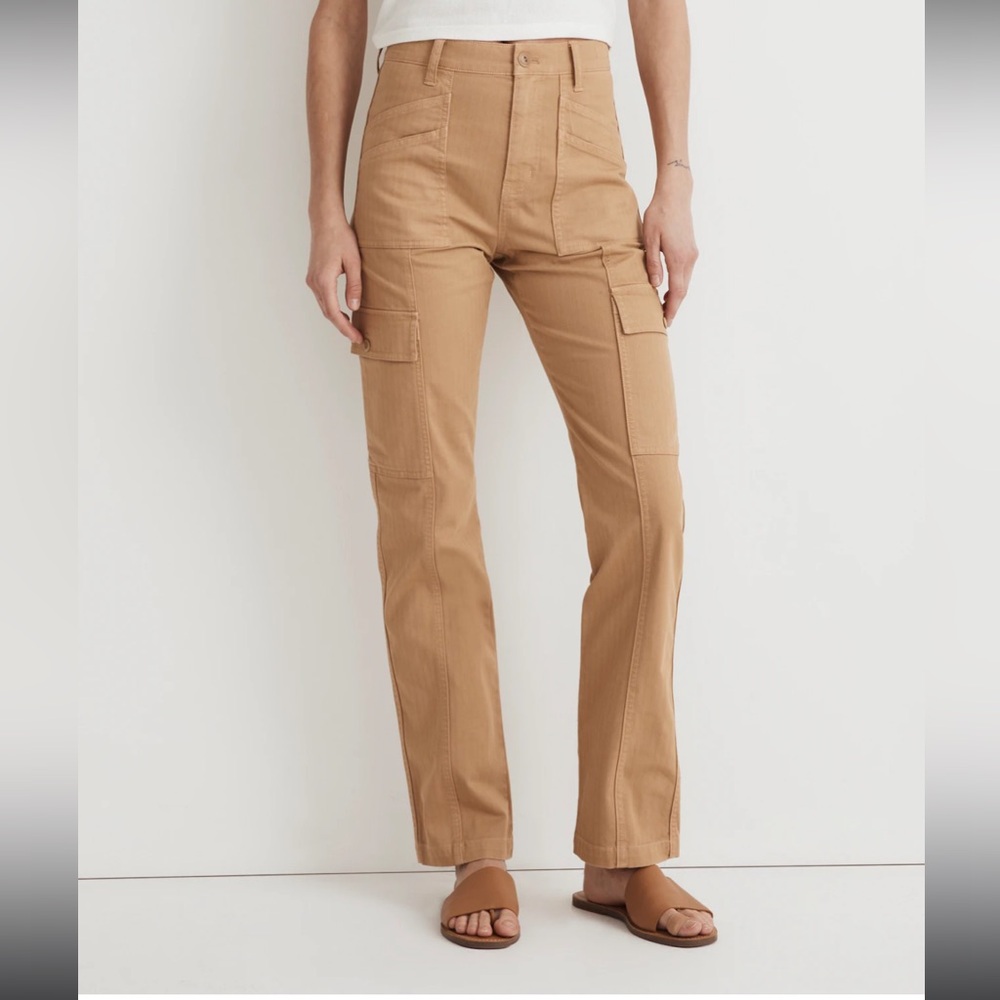 Madewell The Garment-Dyed '90s Straight Cargo Pant, Size 27